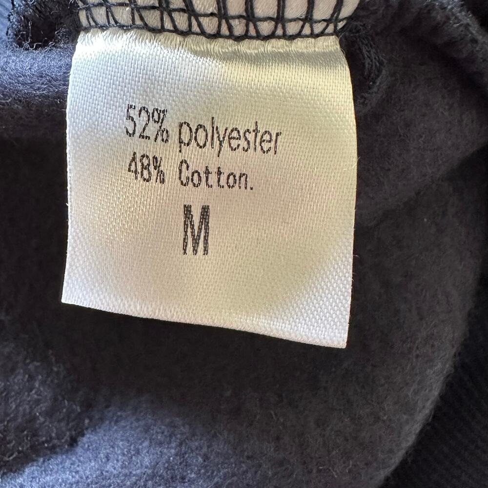 Women’s Navy Blue V-Neck Long Sleeves Crop Sweatshirt Size M NWOT - Picture 6 of 6
